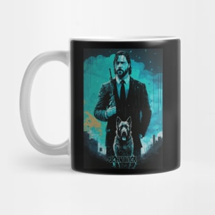 John Wick illustration Mug